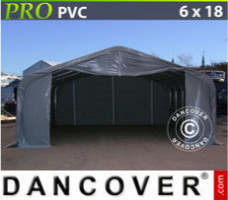 Tente abri 6x18x3,7 m PVC