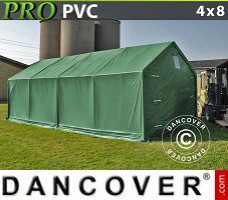 Tente abri 4x8x2x3,1m, PVC, Vert