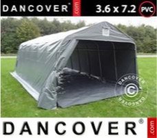 Tente abri 3,6x7,2x2,68m PVC, avec couverture de sol