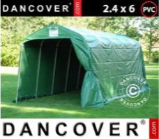 Tente abri 2,4x6x2,34m PVC, Vert