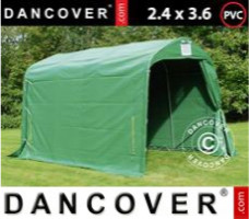 Tente abri 2,4x3,6x2,34m PVC, Vert