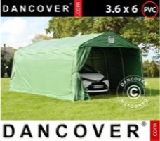 Tente abri 3,6x6x2,68m PVC, Vert